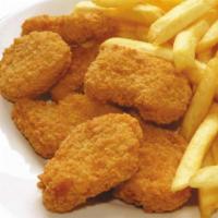 Kids 6 Pieces Chicken Nuggets, French Fries and Soda · 