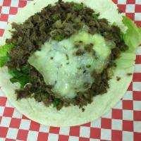 Philly Steak wrap · Philly steak with white rap with seasonings. Choose your toppings of::  sauteed onion/ bale ...