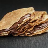 Ferrero Rocher - Organic · It is a revisit of the Ferrero Rocher chocolate in a crepe. It has nutella, feuillantine (Cr...