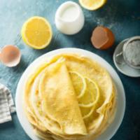 Lemon Curd Crepe - Organic · Organic crepe with home made lemon sauce.