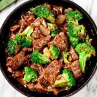 Beef with Broccoli · With the side of white rice or fried rice. 