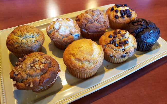 Blueberry Muffin · Fresh baked loaded with plump blueberries.