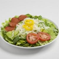 Italian Side Salad · Fresh lettuce, baby spinach, heritage pepperoni, freshly cut Roma tomatoes, banana peppers, ...