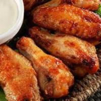 20 Wings Bone-In · Choice of style, flavor, and dressing.