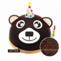 Bear Cake #2 · Kid-favorite! Adorable bear-shaped cake with chocolate sponge and chocolate buttercream fill...