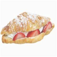 Strawberry Croissant · A flaky French pastry. 
