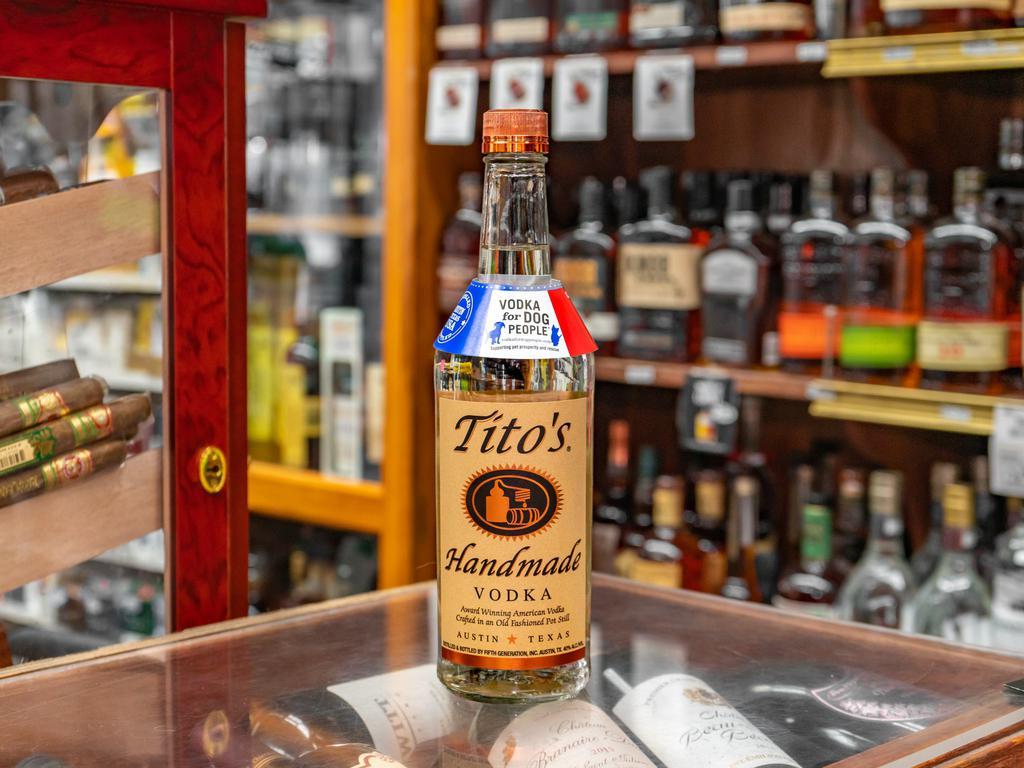 Tito's Handmade Vodka · Must be 21 to purchase.