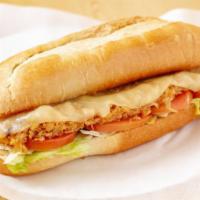 Chicken Cheesesteak Sub · 6 Oz chicken steak grilled with onion and topped with the choice of cheese and fresh veggies...
