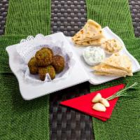 Falafel · Fried ball made from beans. 