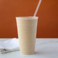  Peanut Butter Lover  Smoothie ·  Peanut butter, banana, almond milk and honey.
