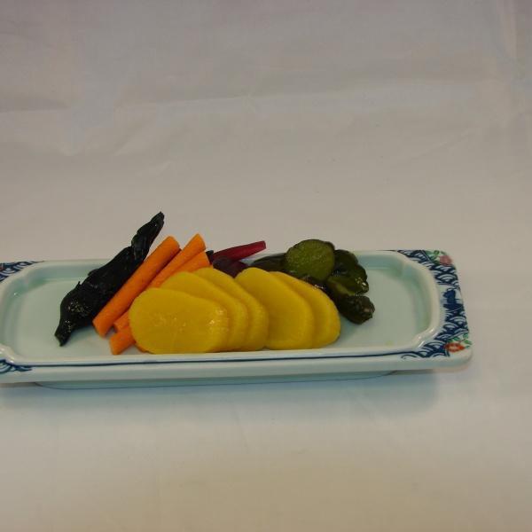 Oshinko · Japanese pickled vegetable. Vegetarian.