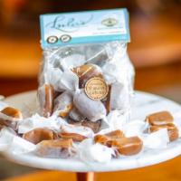 Wrapped Gigi's Sea Salt Caramels · Cooked slowly the old fashioned way and sprinkled with local salt from Monterey bay salt com...