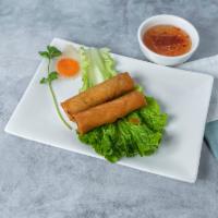 A1-Vietnamese Egg Rolls · 2 pieces. Cha gio. Minced shrimp, pork, chicken, and crabmeat wrapped in rice paper. Served ...