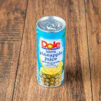 Dole 100 % Pineapple Juice Long Can · 