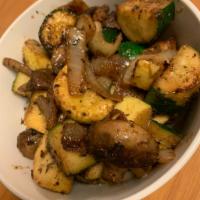Sautéed Vegetables · Zucchini, Squash, Onions, Mushrooms