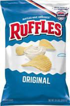 9 oz. Ruffles  Original · 3 ingredients potatoes, oil and salt.