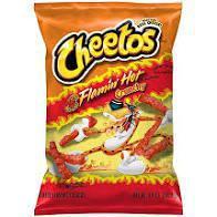 8.5 oz. Cheetos  Flamin' Hot · Cheetos cheese snacks with flamin' hot flavor.
