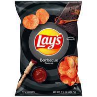 7.75 oz. Lay's  Barbeque  · Each bag of LAY'S barbecue Flavor Potato Chips are a savory reason to smile. Our trademark s...