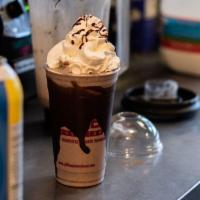Mocha Blast · Medium. Swiss chocolate coco, regular coffee and whole milk blended together.