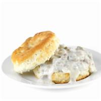 Biscuit and Gravy · Baked bread. 