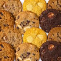 12 Cookie Variety Box · A variety pack of the following cookies:  Chocolate Chunk, Triple Chocolate Chunk, Heath Bar...
