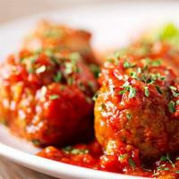 Italian Meatballs  - 100% All-Beef - 5 qty. · Seasoned Italian meatballs all beef 