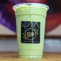 Matcha Milk Tea · Classic matcha latte flavor blended with dairy-free creamer and sweetener