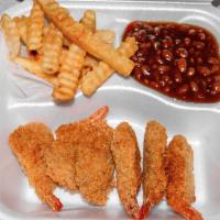 Shrimp Plate · Served with 2 sides.