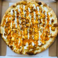 Buffalo Chicken Pizza  · Topped with hot Buffalo chicken and cheese. 