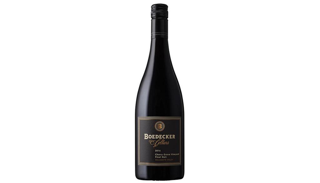 Cherry Grove Vineyard Pinot Noir 2015 Boedecker Cellars Magnum · Must be 21 to purchase. 1.5 liter magnum, Boedecker cellars cherry grove vineyard Willamette Valley pinot noir, 2015