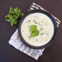 Raita · Yogurt dip tempered with different spices and ingredients.
