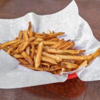 Fresh Cut Fries · Vegan. Cajon seasoned or traditional salt.
