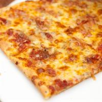 Grandma Thin Crust Pizza · 9 slices.