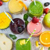 4. Topical Blast Juice · Strawberry, banana, mango and orange juice.