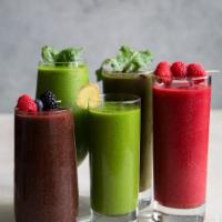 6. Green Machine Juice · Spinach, kale, mango, banana and apple juice.