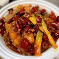 Sichuan Pepper Ribbon Fish花椒带鱼 · Spicy.
