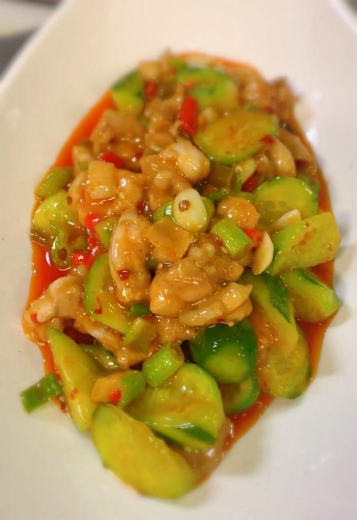 Frog with Spicy Pickled Pepper Special泡椒田鸡 · 