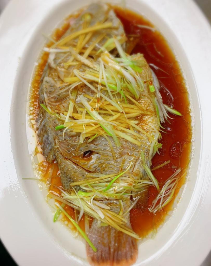 Steamed Fish清蒸鱼 · Live Whole fish.