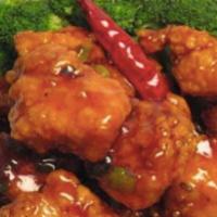 General Tso’s Chicken · White meat. Spicy.
