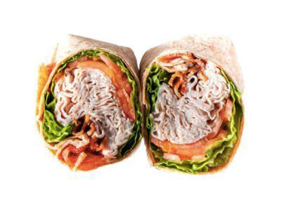Country Cobb Wrap Sandwich · Smoked turkey, bacon, avocado, tomato, mixed green and ranch dressing.
