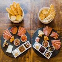 Texan Board · Everything and then some! Gourmet meats, artisanal cheeses, assorted spreads, dips, fruit pr...