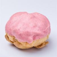 Strawberry · This light and airy éclair adds color and sweetness to the shell with a scrumptious strawber...