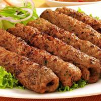 Chicken Seekh Kabab · Cooked on a skewer.