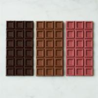 Large Chocolate Bar  · 3.3 oz. Our artisanal chocolate bars are made in small batches with the best Belgian chocola...