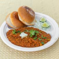 Pav Bhaji · Boiled and mashed vegetables cooked well and blended with flavorful spices and served with p...