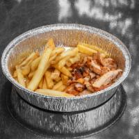 Kid Pollo Asado Plate  · Chicken and fries.