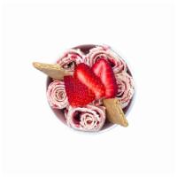 #2. Strawberry Serenity Roll · Vanilla base, strawberries and graham crackers.