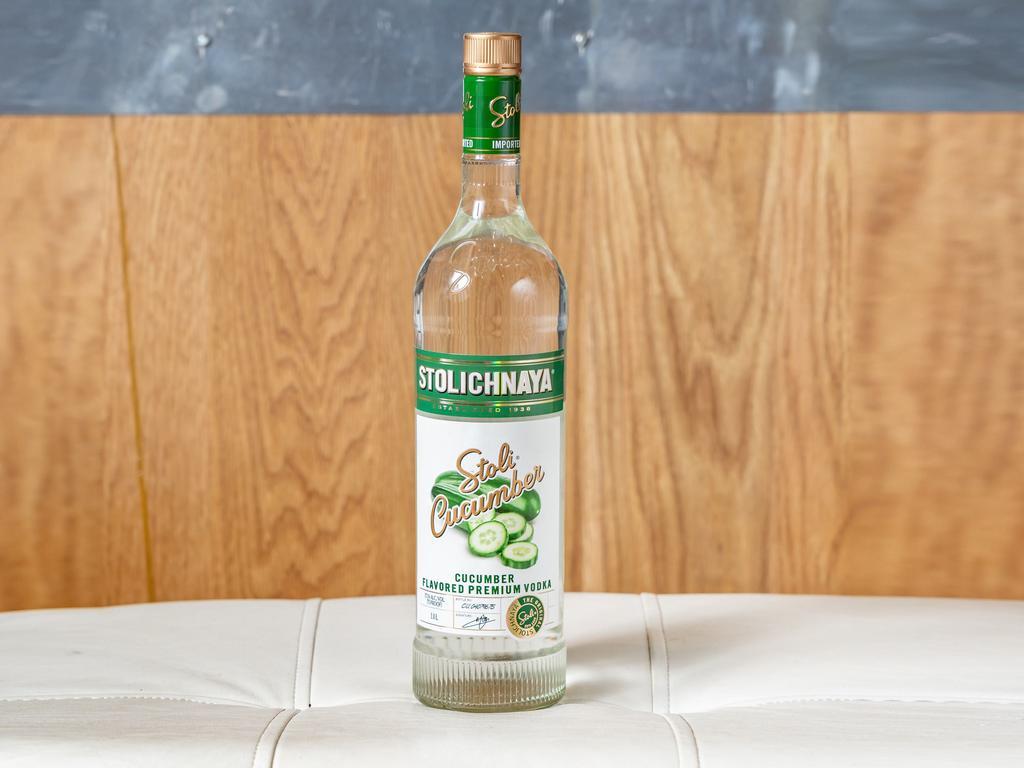 Stoli Cucumber Vodka, 1 Liter · Must be 21 to purchase. ABV 40%.