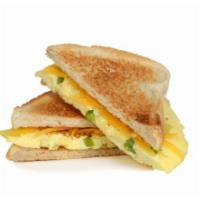 Grilled Cheddar Cheese Sandwich · Sandwich made with cheddar cheese grilled to perfection.