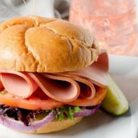 Bologna with Cheese Sandwich Boars Head · 